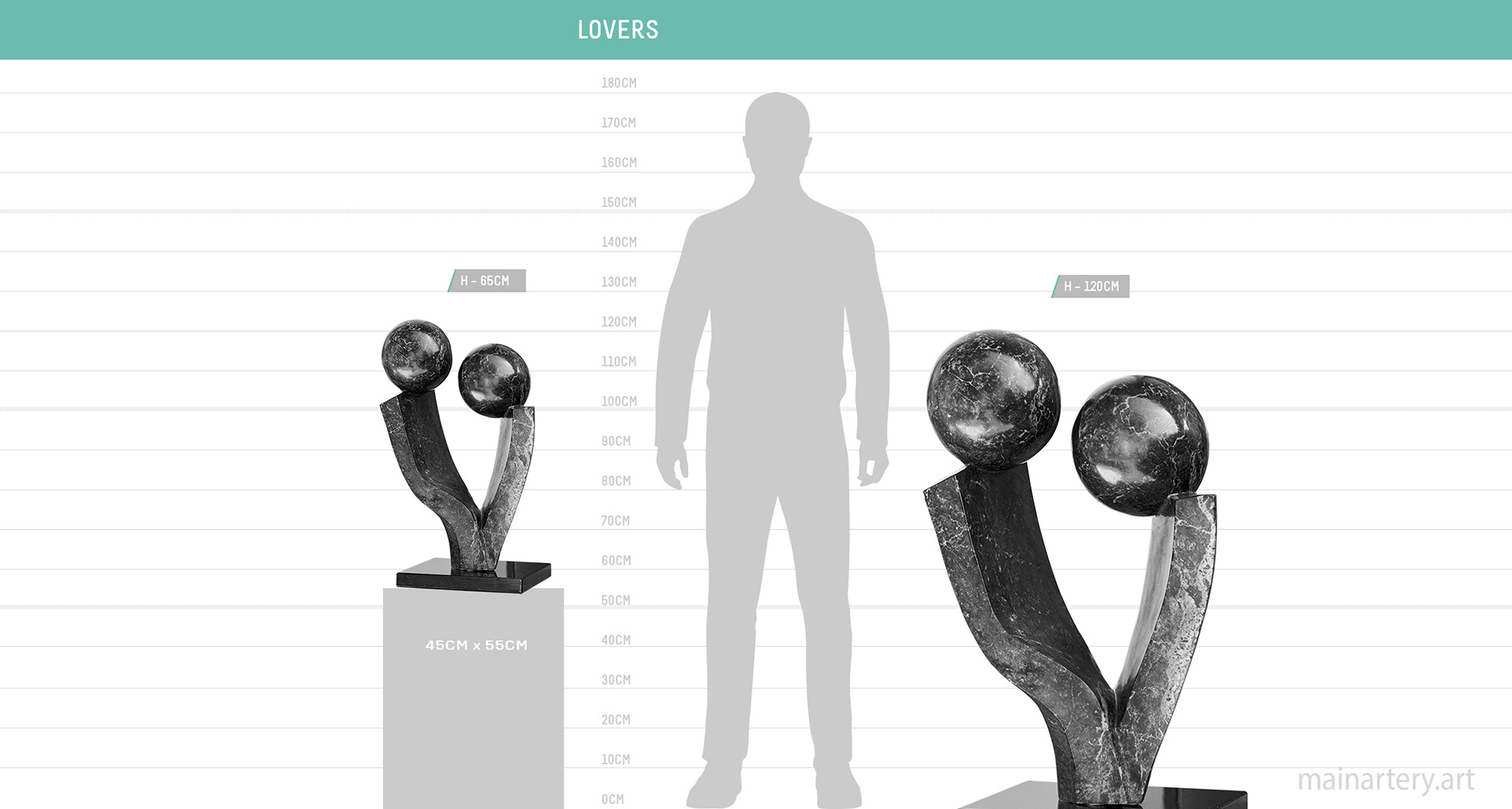 lovers green opal small stone sculpture art scale proportion sheet image