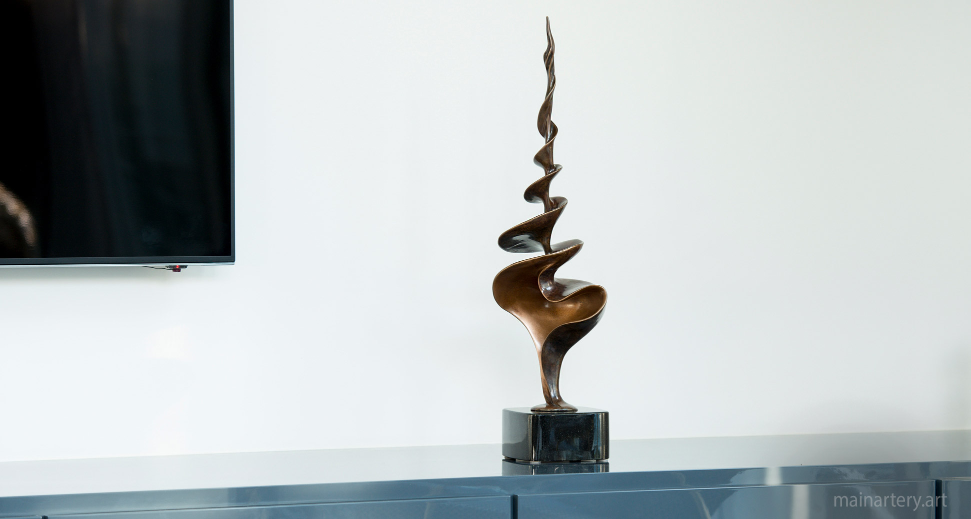 organic tabletop patina environmental sculpture image