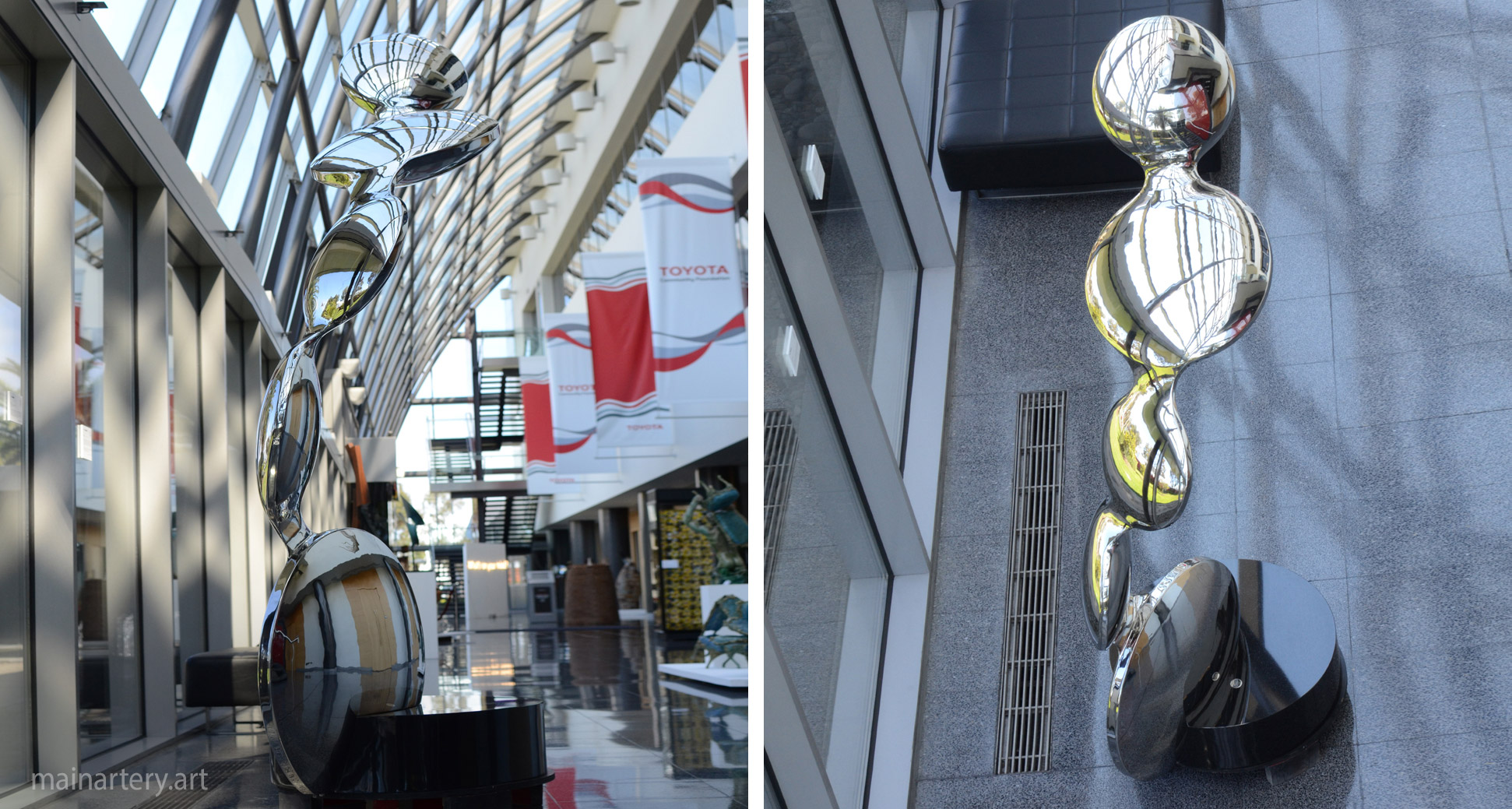 large metal organic interior sculpture image