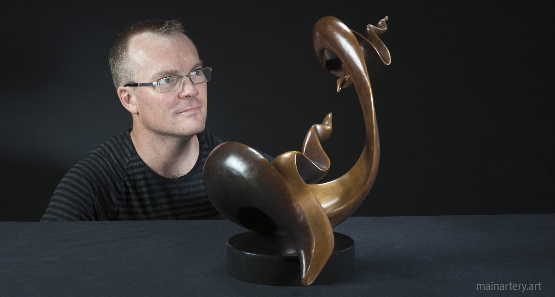 small bronze environmental sculpture todd stuart image