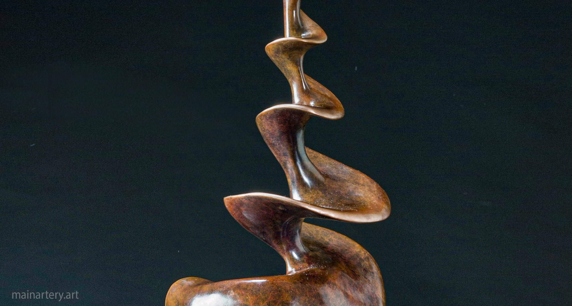 medium bronze algorithmic interior art image