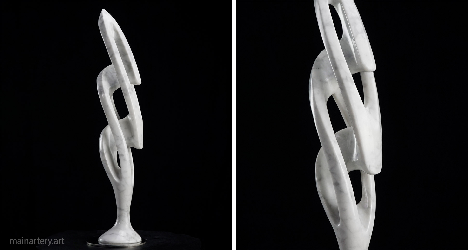 interior stone algorithmic totem sculpture image