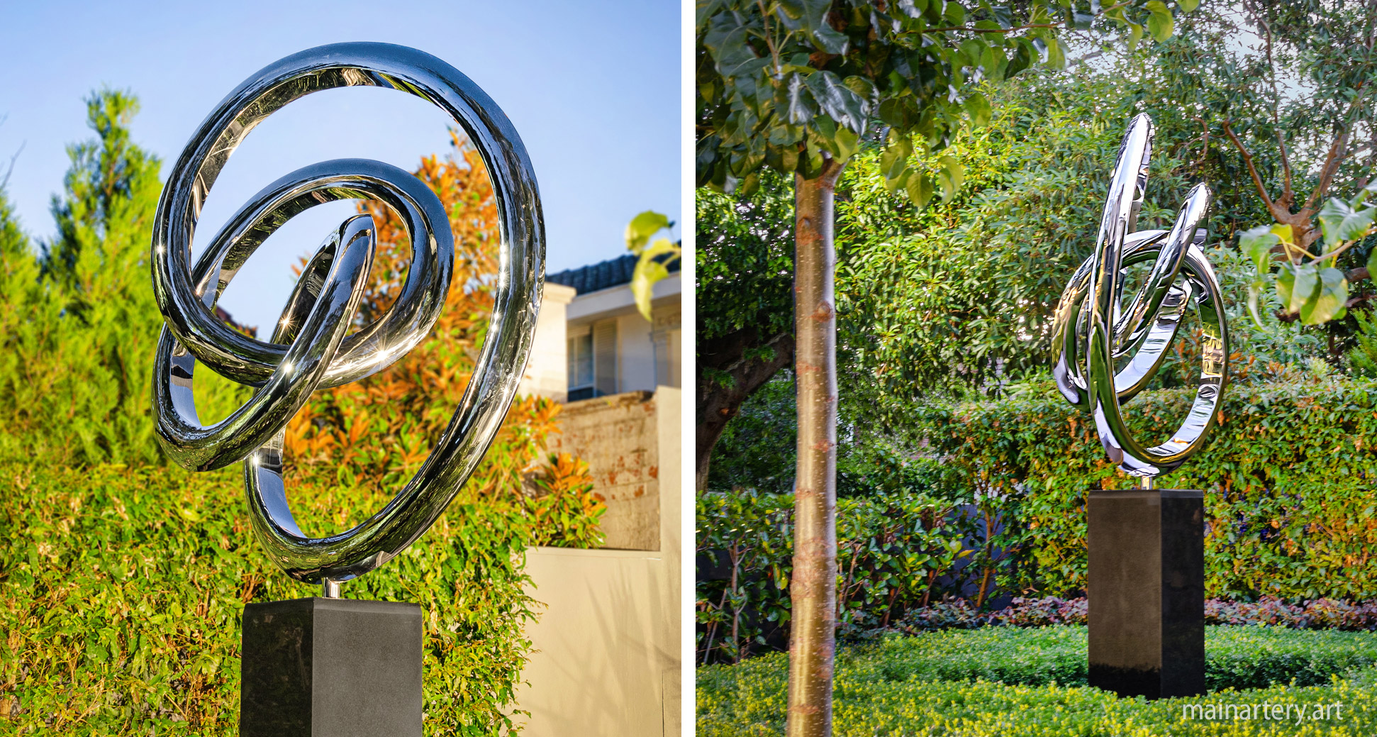 outdoor polished contemporary landscape art image