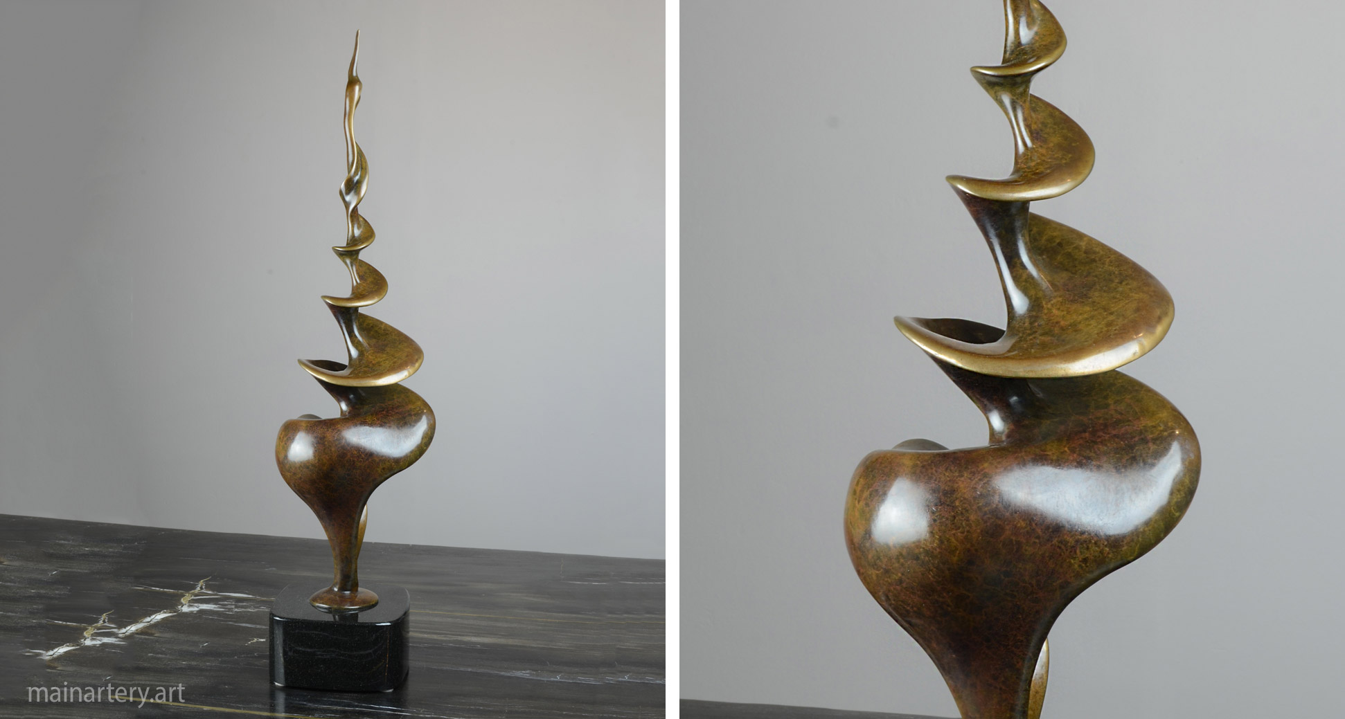 medium bronze representational interior artwork image